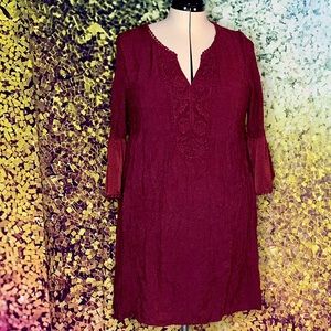Knox Rose - Size XXL embroidered detail dress
